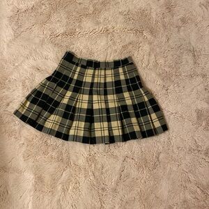 Love Tree small plaid skirt